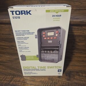Nsi Tork E101b Electronic Timer, 24 Hr, Spst